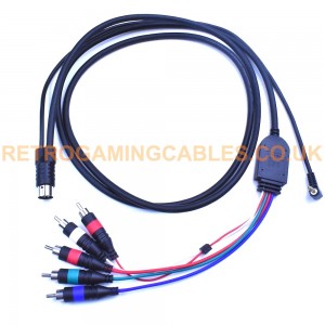 Sega Mega Drive 1 / Genesis 1 Stereo Component YPbPr cable